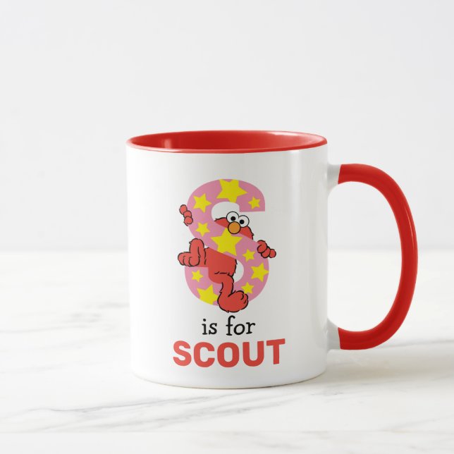 Elmo Alphabet | S Star Mug (Right)