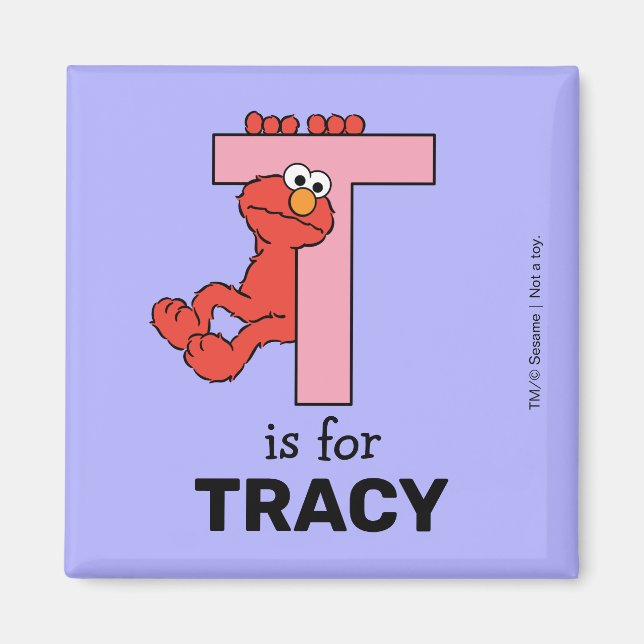 Elmo Alphabet | T Pink Magnet (Front)