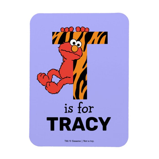 Elmo Alphabet | T Tiger Magnet (Vertical)
