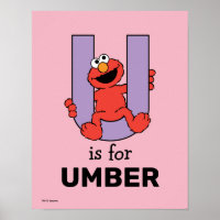 Elmo Alphabet | U Purple