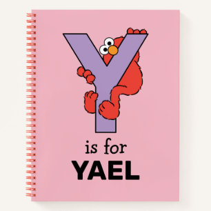 Elmo Alphabet   Y Purple Notebook