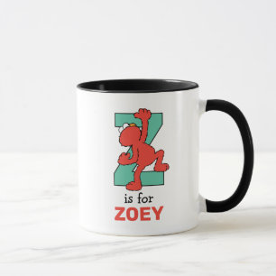 Elmo Alphabet   Z Teal Mug