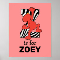 Elmo Alphabet | Z Zebra