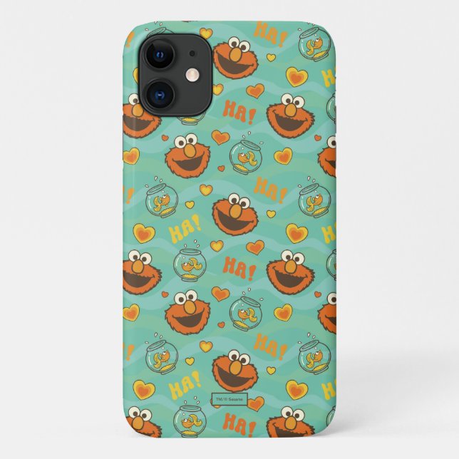 Elmo and Goldfish Pattern Case-Mate iPhone Case (Back)