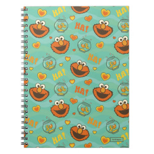 Elmo and Goldfish Pattern Notebook