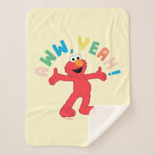 Elmo   Aww, Yeah! Sherpa Blanket