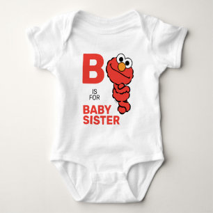 Elmo B is for Baby Sister Bodysuit