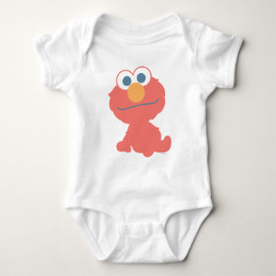 Elmo Baby Sitting Baby Bodysuit