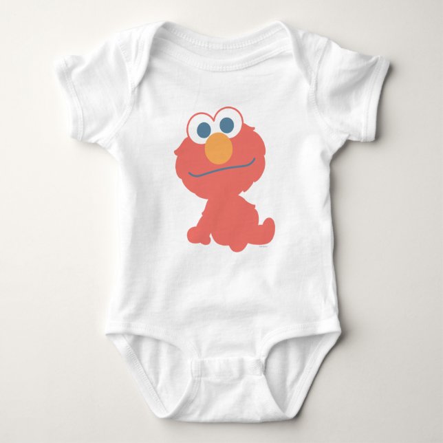 Elmo Baby Sitting Baby Bodysuit (Front)