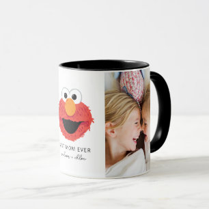 Elmo Big Face   Best Mum - Photo Mug