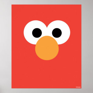 Elmo Big Face Poster