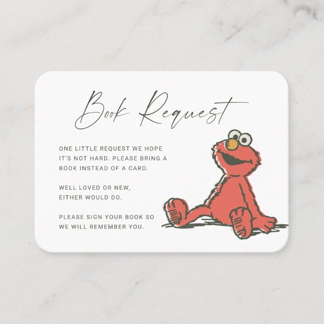 Elmo Book Request Insert (Front)