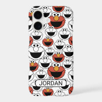 Elmo Color Pop Face Pattern