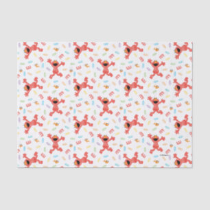 Elmo Crayon Pattern Tissue Paper