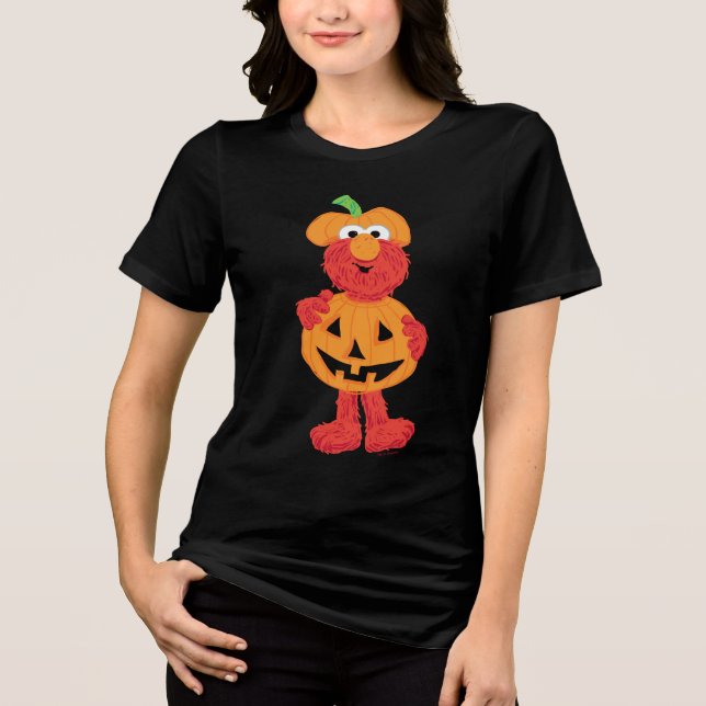 Elmo | Cute as a Pumpkin Tri-Blend Shirt (Front)