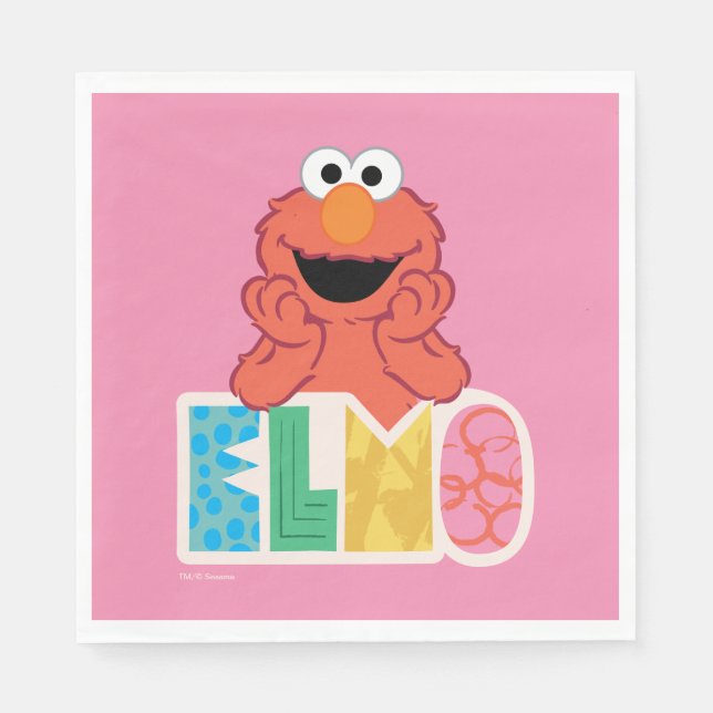 Elmo Cute & Fun Napkin (Front)