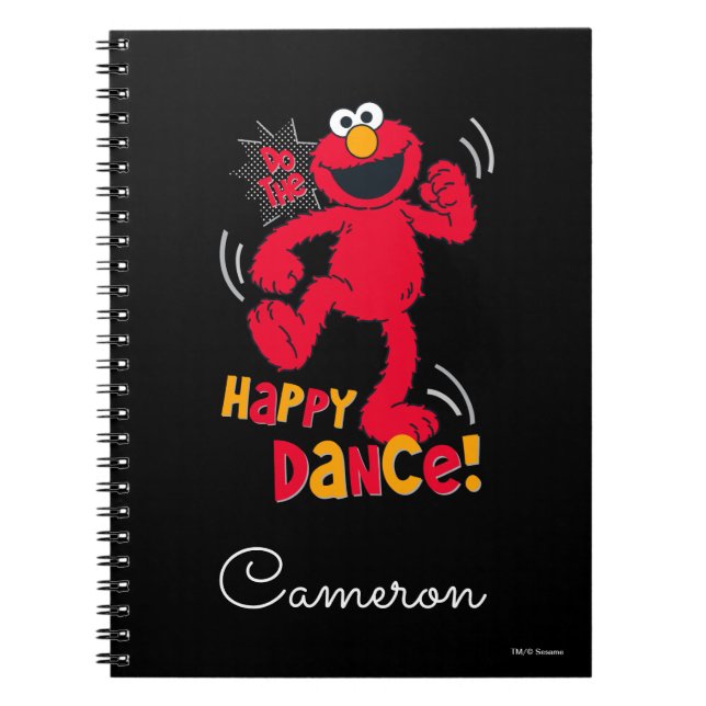 Elmo | Do the Happy Dance Notebook (Front)