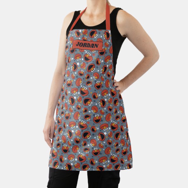 Elmo | Elmo Rules Star Pattern Apron (Insitu)