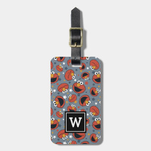 Elmo Elmo Rules Star Pattern Luggage Tag