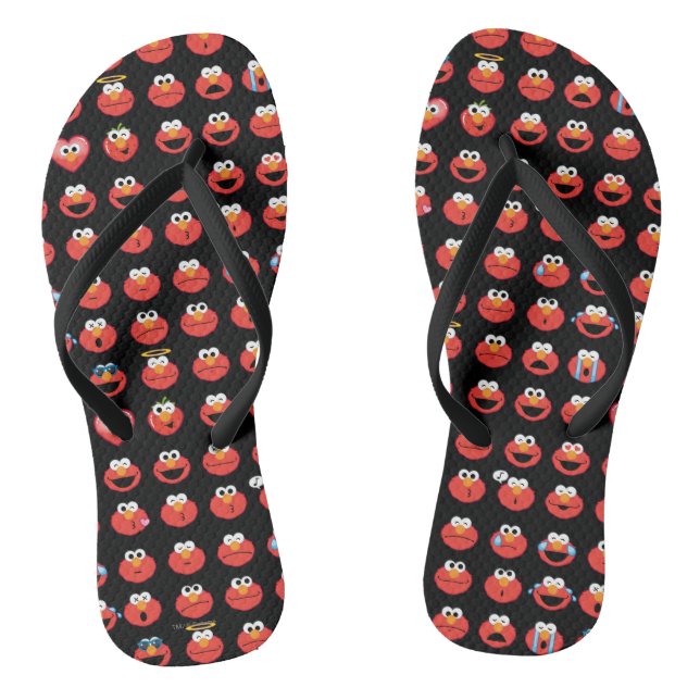 Elmo Emoji Pattern Jandals (Footbed)