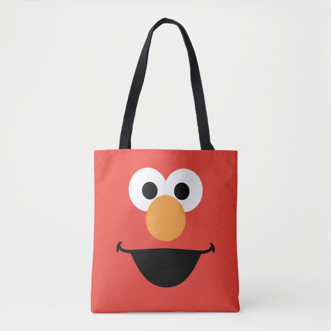 Elmo Face Art Tote Bag (Front)