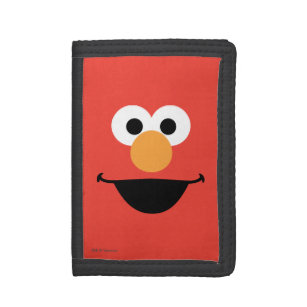 Elmo Face Art Tri-fold Wallet
