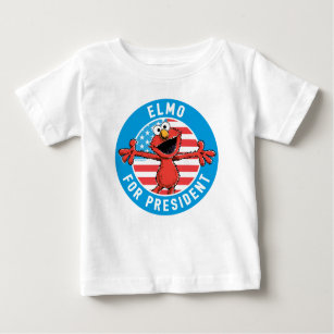 Elmo for President - Flag Baby T-Shirt