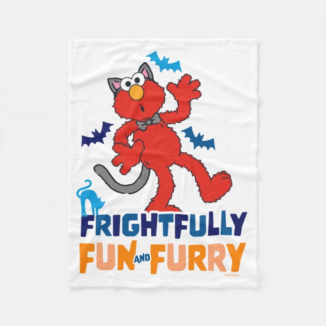 Elmo | Frightfully Fun & Furry Fleece Blanket (Front)