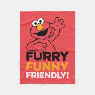 Elmo   Furry Funny Friendly Fleece Blanket