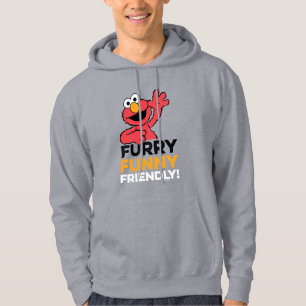 Elmo   Furry Funny Friendly Hoodie