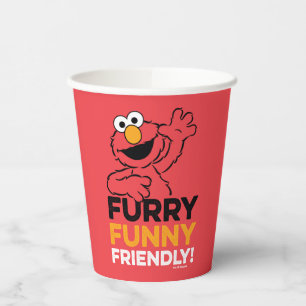 Elmo   Furry Funny Friendly Paper Cups