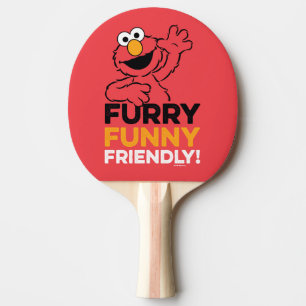 Elmo   Furry Funny Friendly Ping Pong Paddle