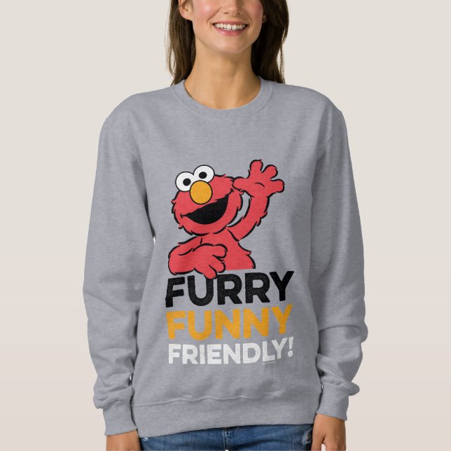 Elmo | Furry Funny Friendly Sweatshirt (Front)