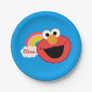 Elmo Girl Paper Plate