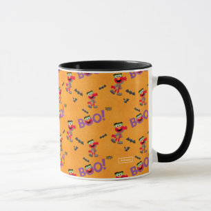 Elmo   Halloween Boo Pattern Mug