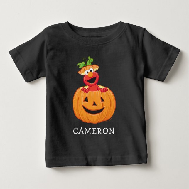 Elmo | Halloween Jack-O-Lantern Baby T-Shirt (Front)