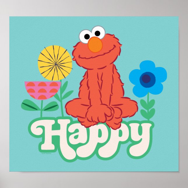 Elmo Happy! Poster (Front)