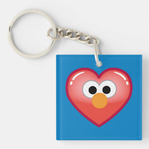 Elmo Heart Key Ring