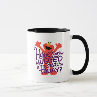 Elmo Hugging Mug