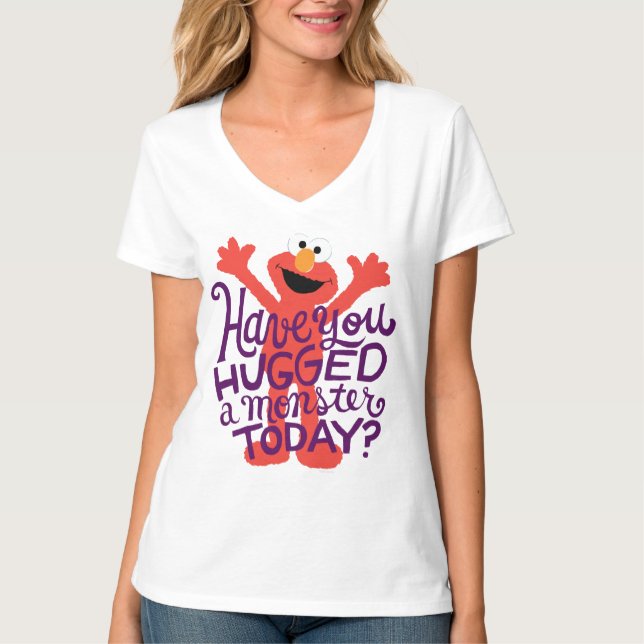Elmo Hugging T-Shirt (Front)