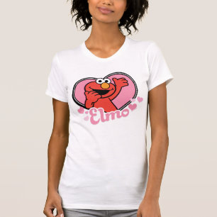 Elmo in Heart Valentine T-Shirt