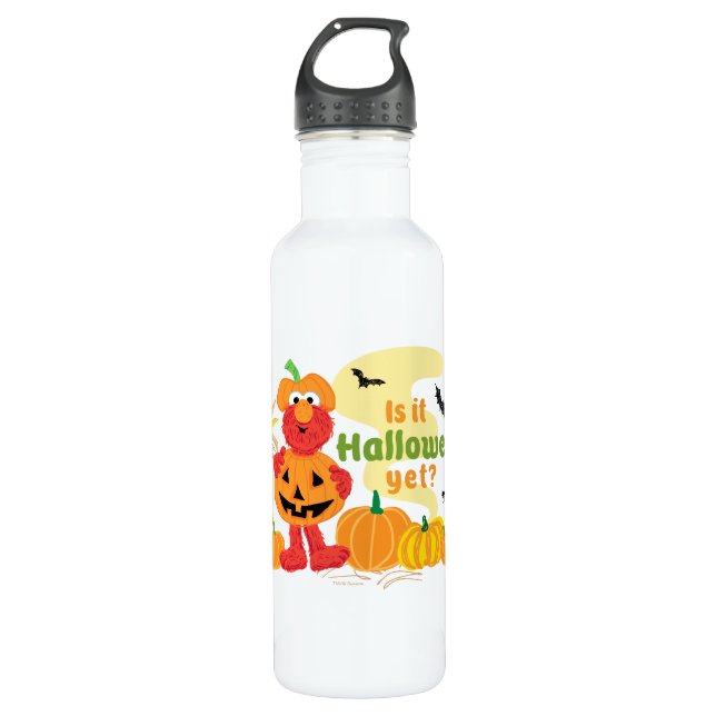 Elmo | Is it Halloween Yet? 710 Ml Water Bottle (Front)