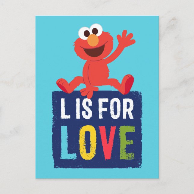 Elmo | L is for Love Postcard (Front)