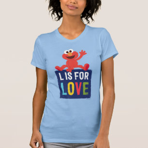 Elmo L is for Love T-Shirt