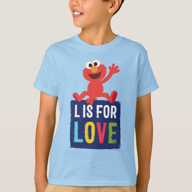 Elmo | L is for Love T-Shirt (Front)