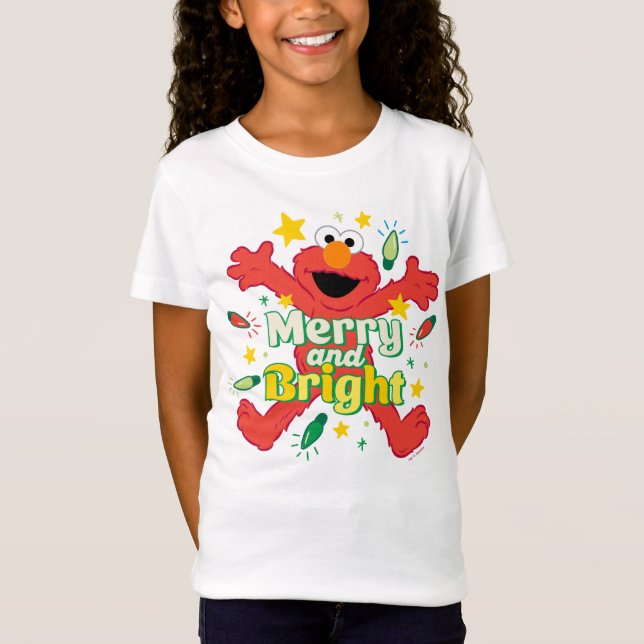 Elmo | Merry and Bright T-Shirt (Front)