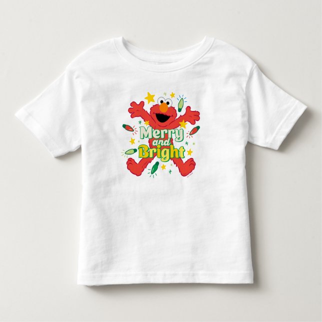 Elmo | Merry and Bright Toddler T-Shirt (Front)
