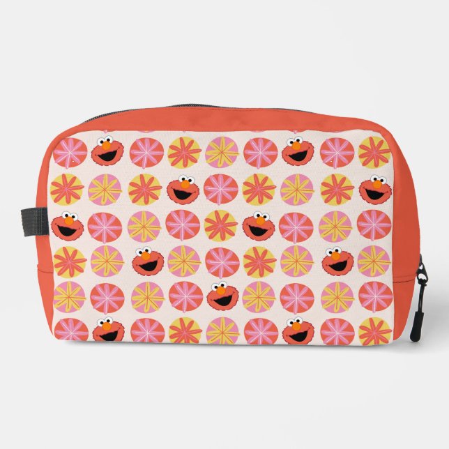 Elmo Pom-Pom Pattern Dopp Kit (Front)