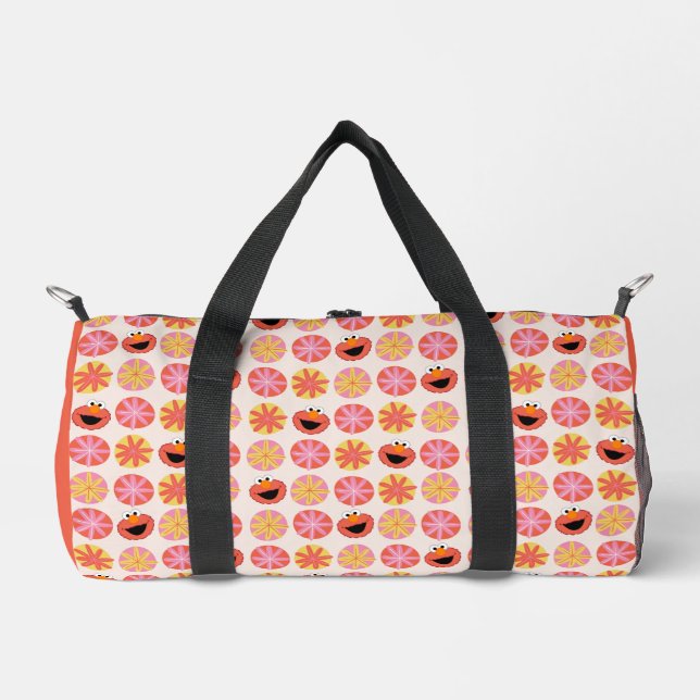 Elmo Pom-Pom Pattern Duffle Bag (Front)