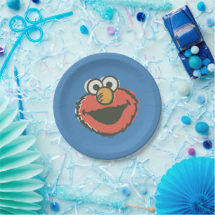 Elmo Retro Paper Plate